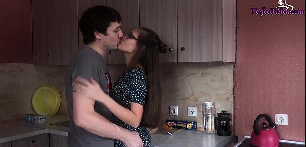  Husband Sensual Fucking and Pussy Eating Instead of Lunch